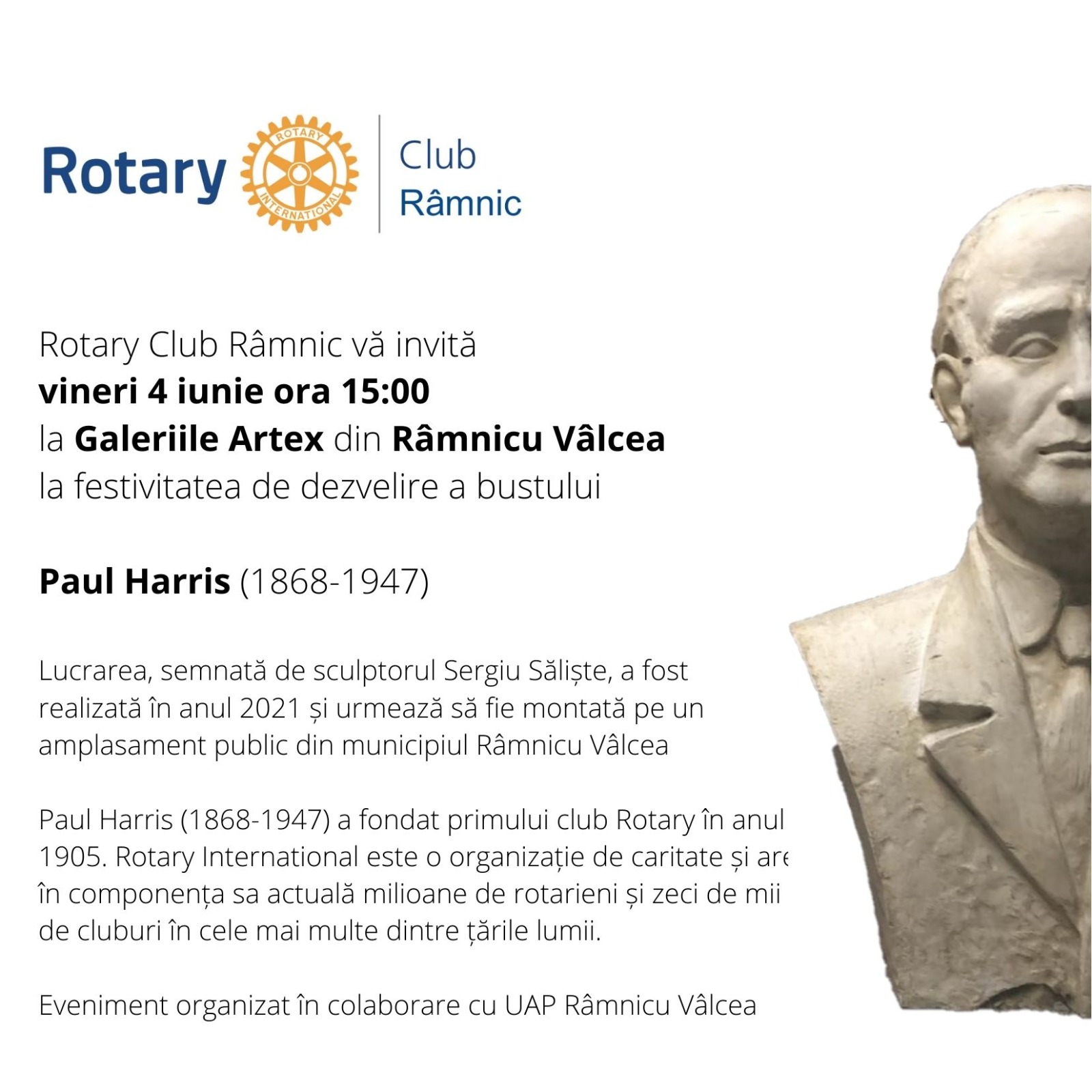 Invitatie eveniment Clubul Rotary